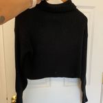 Target Black Cropped Turtle Neck Sweater Photo 1