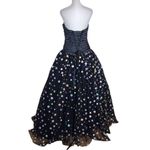 Anjali Black Strapless Ball Gown NWT Size 6 Formal Beaded Homecoming Dress Photo 1