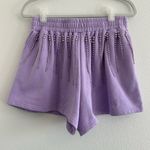 Queen of Sparkles Lavender Pearl Shorts Purple Size M Photo 1