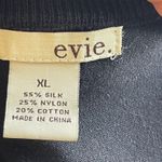 EVIE | Black Silk Blend Cardigan Sweater Sz XL Photo 6