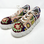 Free People Catch Me if You Can Crochet Platform Sneakers Photo 0