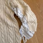 Storets  Sweater Sadie Shirt Knit Combo Size S/M Cream White Black Photo 1