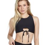 Volcom Women’s Simply Seamless High Neck Crop Bikini Top Photo 2