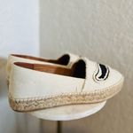 Zadig & Voltaire  Canvas Espadrille Slip on‎ Flat, Cream/Black, Size 11, NWOT Photo 4