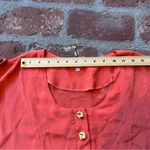 Bianca Coletti Size Small Orange Mini Dress Beach Cover Up Silk Tunic Resortwear Photo 9