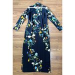 CARA CARA AVA DRESS VISCOSE BLACK PRESSED FLORAL MAXI DRESS size XL Photo 7
