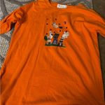 Vintage Malarkey Womens Halloween Shirt Orange Long Sleeve Embroidered Photo 1