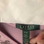 Ralph Lauren Lauren  Embellished Lavender V-Neck Women's Top petite medium Photo 2