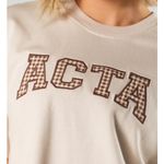ACTA New  daily oversized tee Small coconut Photo 2