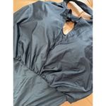 Raisin's NWT  Curve Casablanca One Piece Blouson High Neck Halter Top Swimsuit 20w Photo 4