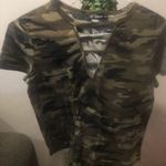 SheIn Military Fatigue Tee Shirt Photo 0