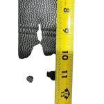 Steve Madden Black Leather Shoulder or Crossbody Bag Gold Details Biker Minimal Photo 13