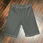Los Angeles Apparel elastic waist biker shorts spandex athletic yoga gym Photo 0