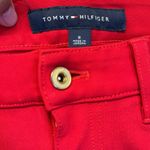 Tommy Hilfiger  Red Tribeca Skinny Pants Christmas Holiday Valentines Size 8 EUC Photo 4