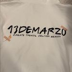 13DE MARZO PARIS WOMENS White Hoodie with Graphic Prints Size L Photo 8