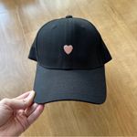 POPFLEX Active Little Heart High Ponytail Cap, Women’s Black Baseball Hat Photo 2