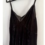 Band of Gypsies NWT Band Of The Free Girl Crush Black Velvet Midi Dress Size Large Photo 5