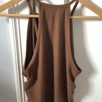 American Eagle Outfitters Suede Lace Up Top Photo 2