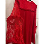 Andree by Unit  small red lace sleeved dress Photo 3