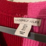 Pink And Red Sweater Photo 3