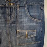 Old Navy  medium wash blue Jean mini skirt with pockets Photo 2