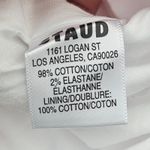 STAUD Reese Dress in White Size XS Belted Summer Cotton Photo 9