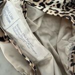 Victoria's Secret New Victoria Secret One Piece Swimsuit Leopard Ruched Gold Hardware Size 6 C Photo 2