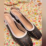 L'ATISTE Black and White Heeled Shoes Photo 0