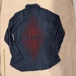 Anthropologie Ariat® Ladies Parker Long Sleeve Denim
Blue Button Up Shirt 10037240 S/Pb Photo 8