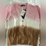 Veronica Beard NWT  Ombre‎ Parula Gradient Cotton Cardigan M Medium Photo 2