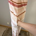 Soma Weekend Soft Jersey V-Neck Maxi Bra Dress Size L Pink Stripe Pockets Beach Photo 4