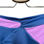 l*space L* Color Block Nancy Lee Bikini Bottom Bitsy Cut Blue Purple Size Large Photo 4