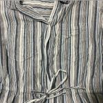 Japna  Pinstripe Linen Shirt Dress. Size Large. Photo 1
