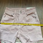 American Eagle Outfitters Light Pink Super High Rise Stretchy Flare Shorts Photo 14
