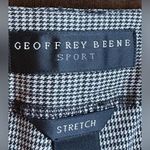 Geoffrey Beene  Sport Stretch Crop Low Rise Black/White Houndstooth Print Sz 12S. Photo 9