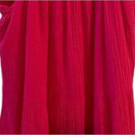 Women's Hot Pink Sleeveless Tiered Midi Dress Summer Casual Size undefined Photo 4