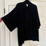 Chico's Chico’s Travelers Size 3 Open Front Dolman Short Sleeve Cardigan Size XL Photo 2