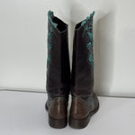 BCBGMAXAZRIA BcbgMaxazaria Dark Brown Leather Equestrian Cowboy Boots Size 9 Photo 4