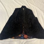 cupio  Black Teddy vest , with Floral Lining Photo 0