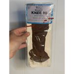 Retro Murphy's Mart Nylon Knee Hi's Stockings Tantone, Package NIP, Fits 8½ Photo 2