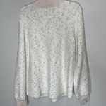 Soft Surroundings  Kuka Quarter Zip Sweater Wool Blend Cream Gold Size M Photo 4