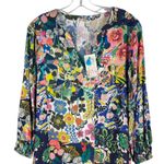 Johnny Was  Puff Sleeve Maxi Dress Swim Cover Up Layla Print Size XS Photo 6