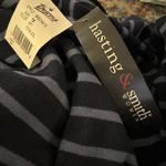 Hasting & Smith  Tunic Top Striped Crochet Yolk Blue Tonal Cotton Blend Size 1X Photo 3