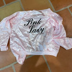 Spirit Pink Lady Jacket  Satin Pink Halloween Costume Photo 0
