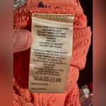 Anthropologie  / PILCRO | Sleeveless Smocked Romper in Coral, Size L Photo 9