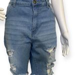 Vip Jeans VIP Distressed Denim Shorts Photo 2
