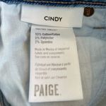 Paige  Denim Cindy High Rise Straight Leg Destroyed Raw Hem Jeans in Mel Size 24 Photo 14