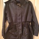 Black Anorak Raincoat Size M Photo 0