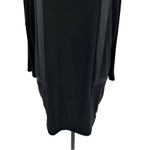 Clara Sun Woo Black with Gray Stripe Signature Tunic Dress Size Medium Photo 2