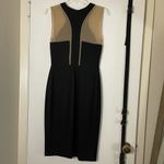 BAILEY 44 black bodycon sleeveless mesh keyhole cocktail mini dress size medium Photo 6